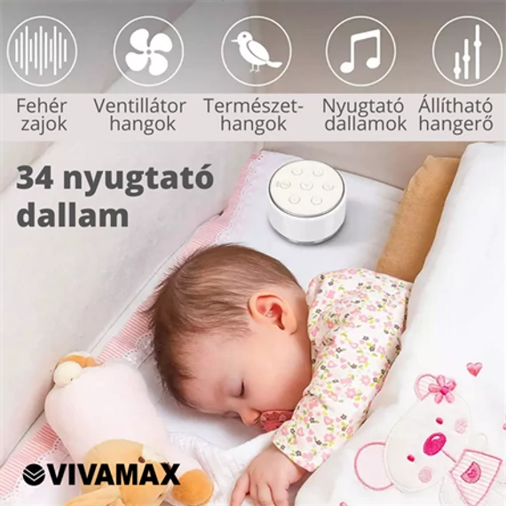 Nature&amp;Relax-&quot;Compact&quot;-hang-és-dallamterapias-(feher-zaj)-keszulek