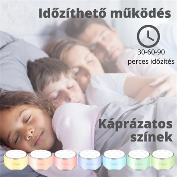 Nature&amp;Relax-&quot;Compact&quot;-hang-és-dallamterapias-(feher-zaj)-keszulek