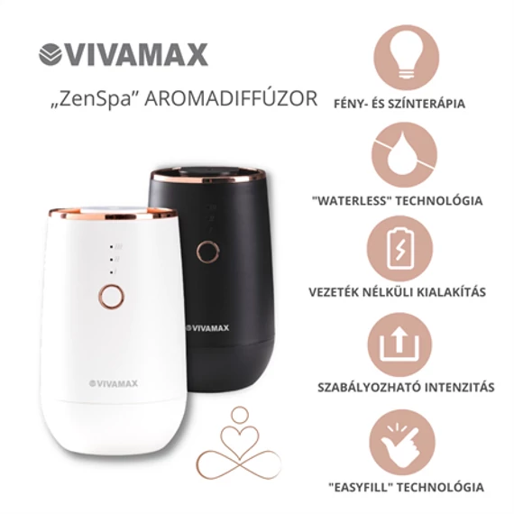 &quot;ZenSpa&quot;-wireless-aromadiffuzor-(feher)